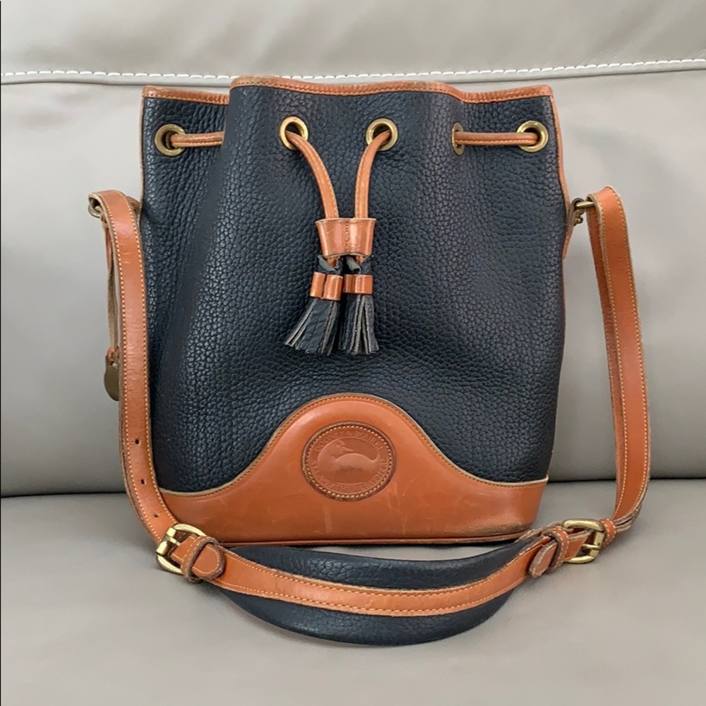 Vintage Dooney & Bourke Saddle Bucket bag